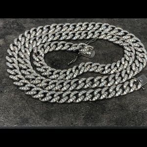 Miami Cuban Chain Solid 925 Sterling Silver 9mm